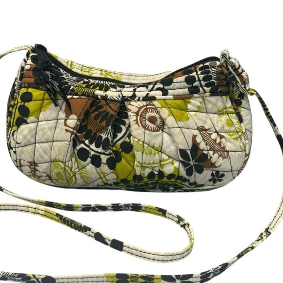 Vera Bradley Frannie Crossbody/Shoulder Bag - Retired Cocoa Moss - Picture 4 of 11